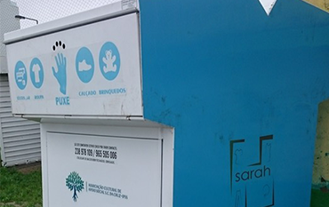 Contentor de Recolha de Roupa, Calçado e Brinquedos